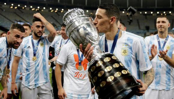 Ángel Di María recordó la conquista de la Copa América con la selección argentina. (Foto: Reuters)