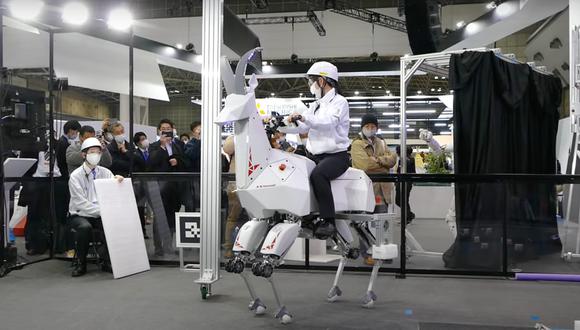 RHP Bex es la cabra robótica que Kawasaki ha diseñado para transportar humanos y cargamento. (Foto: Kazumichi Moriyama/YouTube)