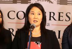 Keiko Fujimori: "La cuestión de confianza es una cortina de humo"