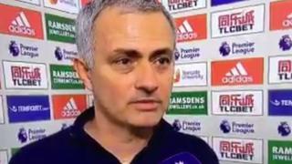 José Mourinho respondió a un periodista nombrando el abecedario
