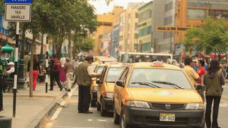 Taxistas empadronados en Lima recibirán sus credenciales a partir de octubre 