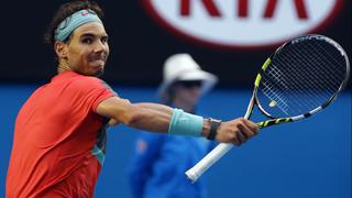 Rafael Nadal sufre para vencer a Nishikori en Australia