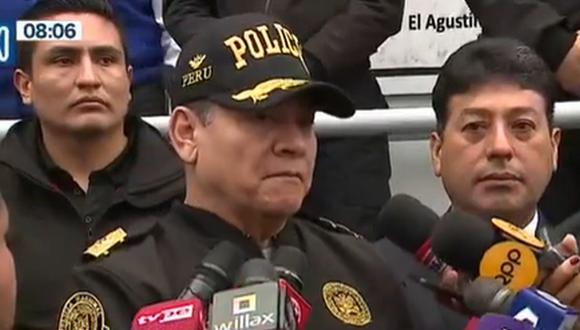 Comandante general de la PNP, Jorge Angulo, se pronunció sobre las críticas al estado de emergencia en SJL y SMP | Captura de video Canal N