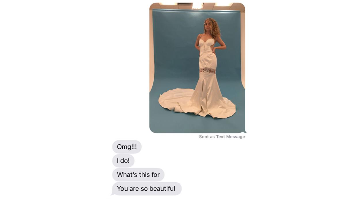 ¿Cómo reaccionaría tu pareja si te ve con un vestido de novia? - 5