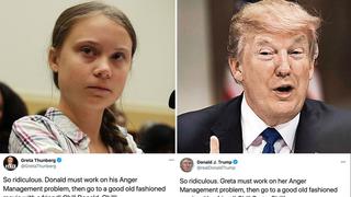 La venganza de Greta contra Trump: “Donald debe trabajar su problema de manejo de la ira”