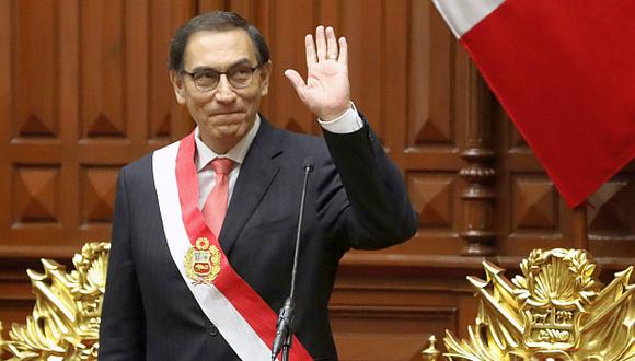 En su mensaje en el Parlamento, el presidentr Vizcarra pidió poner fin a la política de odio y confrontación. (Foto: Reuters)