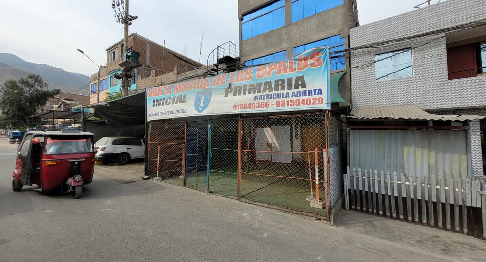 En junio, sujetos detonaron un explosivo en el colegio Santa Mónica de Ópalos, en la zona de Huáscar, en San Juan de Lurigancho. Este hecho habría sido perpetrado como represalia por negación a pagar cupo. (Foto: Anthony Niño de Guzmán)