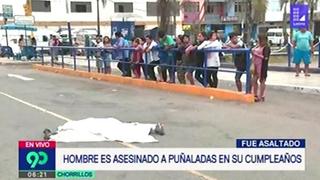 Chorrillos: asesinan a hombre frente a local de Av. Túpac Amaru