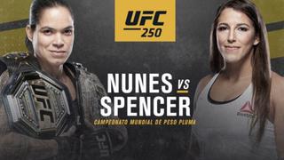 UFC 250 EN VIVO: con Amanda Nunes vs. Felicia Spencer, conoce horarios y cartelera del evento desde Las Vegas