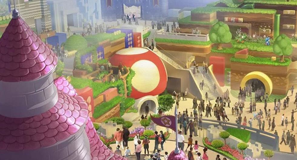 ¿Lo vas a visitar? Así es como lucirá el primer parque temático de Nintendo en Universal Studios de Osaka en Japón durante el año 2020. (Foto: Captura)