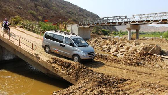 Cajamarca: construyen reemplazo de puente que colapsó en 1998