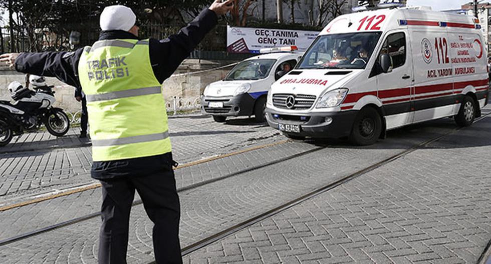 Al menos 10 muertos y 15 heridos en atentado en centro turístico de Estambul. (Foto: EFE)