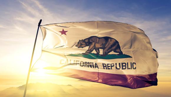Bandera oficial de California. (GETTY IMAGES)