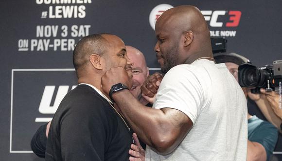 UFC 230 EN VIVO vía FOX Action: Daniel Cormier vs. Derrick Lewis se miden HOY por título mundial peso pesado. (Foto: AFP)
