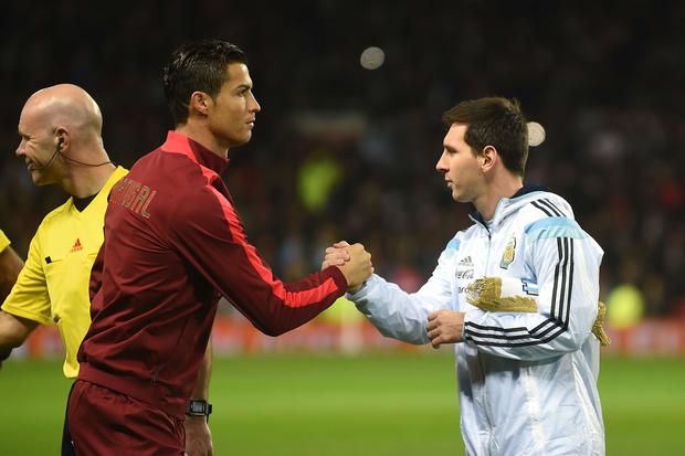 Cristiano Ronaldo y Lionel Messi | Foto: AFP