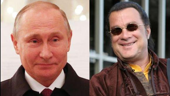 Putin da nacionalidad rusa a actor estadounidense Steven Seagal