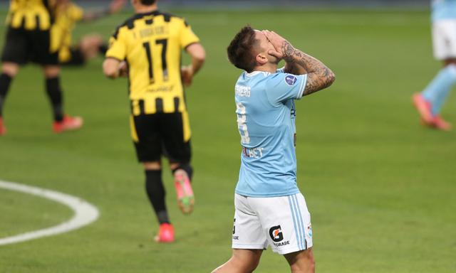 Sporting Cristal y Peñarol chocaron en el estadio Nacional por la ida de cuartos de final en la Copa Sudamericana 2021 | Foto: GEC