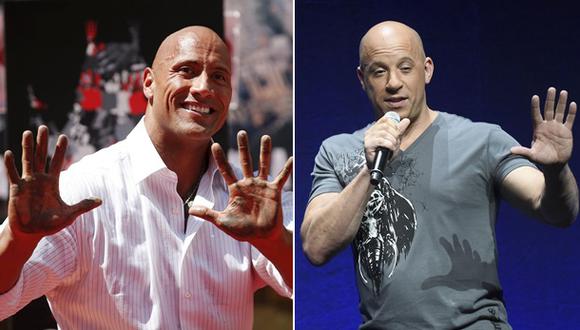 'La Roca': revelan que es Vin Diesel quien incomoda al actor
