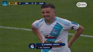 Cristal: Gabriel Costa reapareció tras 5 meses y marcó el 2-0