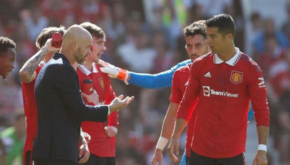 Cristiano Ronaldo fue señalado por Erik Ten Hag debido a una actitud con Manchester United. (Foto: Reuters)