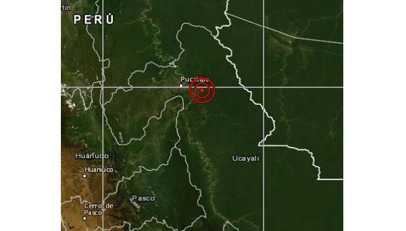 De acuerdo con el IGP, el epicentro de este movimiento telúrico se ubicó a  38 km al este de Pucallpa, en la provincia de Coronel Portillo, en la región de Ucayali, y a 165 kilómetros de profundidad. (Foto: IGP)