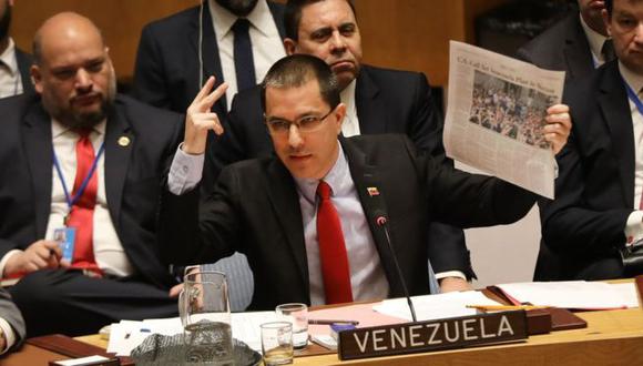 El ministro de Relaciones Exteriores de Venezuela, Jorge Alberto Arreaza, acusó a Colombia de organizar una agresión contra su país.