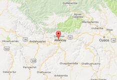 Perú: sismo de 3,7 grados en Apurímac generó susto entre ciudadanos
