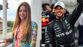 Shakira y Lewis Hamilton posan por primera vez juntos y un detalle aviva rumores de una posible relación