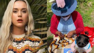 Vestido que usó Katy Perry, tejido a mano por artesana peruana, se agotó en un solo día 