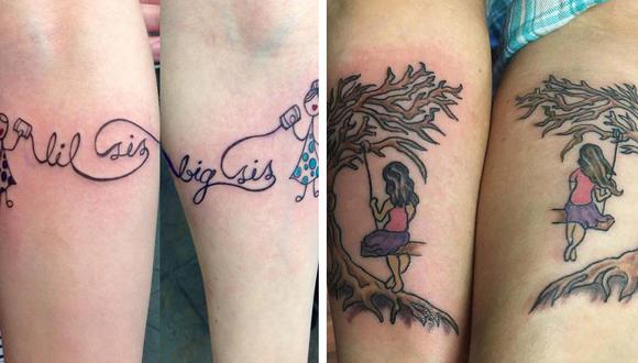 Tatuajes de hermanas: inspírate en estos originales diseños