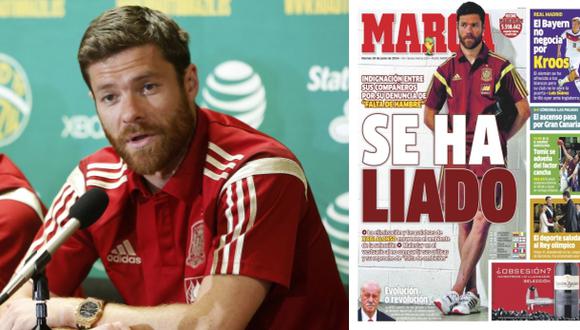 Las palabras de Xabi Alonso que indignaron a sus compañeros