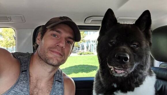 Hanry Cavill y su perrito Kal son inseparables, así que van a todos lados (Foto: Instagram/Henry Cavill)