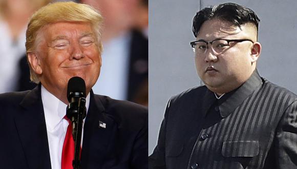 Donald Trump, presidente de Estados Unidos y Kim Jong-un, dictador de Corea del Norte. (Reuters / AP)