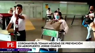 Coronavirus: Aeropuerto Jorge Chávez aumenta las medidas de prevención