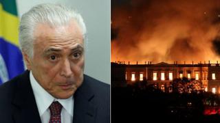 Vicedirector del museo de Río responsabiliza al Gobierno por el incendio