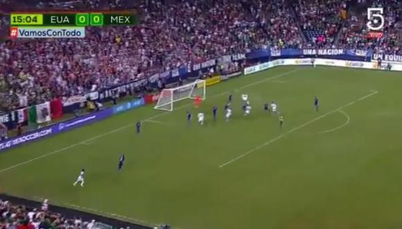 México vs. Estados Unidos EN VIVO: la clara opción de gol que tuvo Edson Álvarez | VIDEO