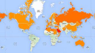 [MAPA] Los países que más yihadistas envían al Estado Islámico