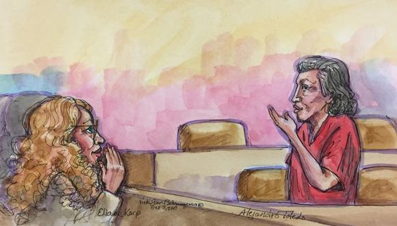 El expresidente Alejandro Toledo podría salir en libertad bajo fianza en Estados Unidos por preocupaciones del juez sobre su salud mental. (Ilustración: Vicki Behringer)