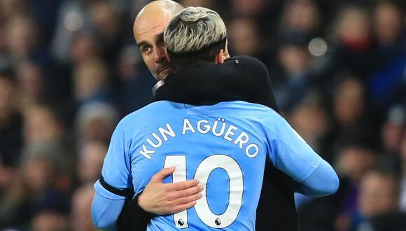 Guardiola tiene contrato con el City hasta junio del 2023. Agüero ya anunció que cambiará de equipo. (Foto: AFP)