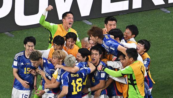 En un gran segundo tiempo, Japón remontó y venció 2-1 a Alemania. (Foto: AFP)