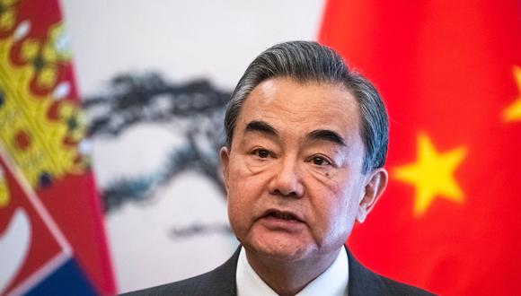 El ministro de Relaciones Exteriores de China, Wang Yi, habló sobre la guerra de Ucrania y de la relación de su país con Rusia. (Roman PILIPEY / AFP).