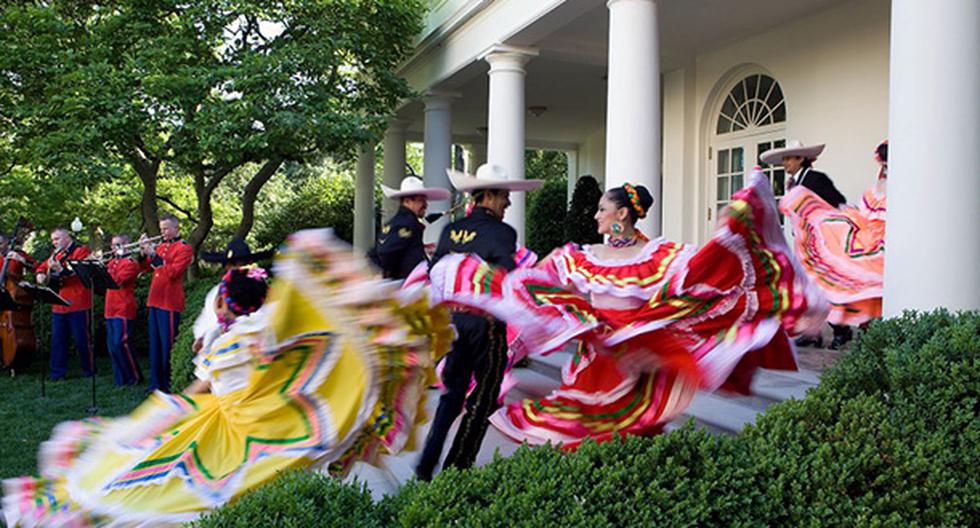 Celebración del 5 de mayo en la Casa Blanca. (Foto: yucatan.com.mx)
