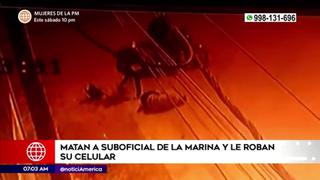 Puente Piedra: asesinan a suboficial de la marina y le roban su celular | VIDEO
