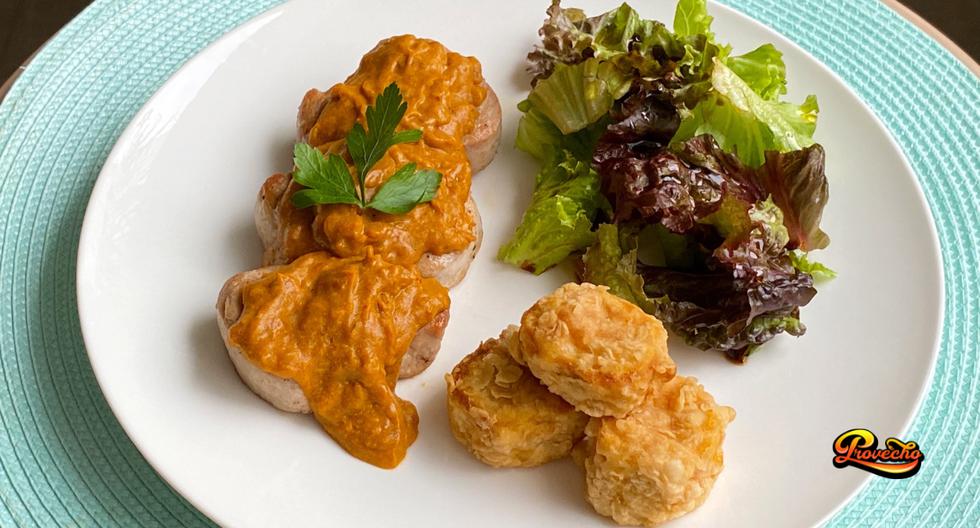 Looking for a different lunch? Prepare these peanut pork medallions