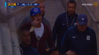 Alianza Lima vs. Sporting Cristal: Paolo Guerrero se retiró del estadio ante salida de policías | VIDEO