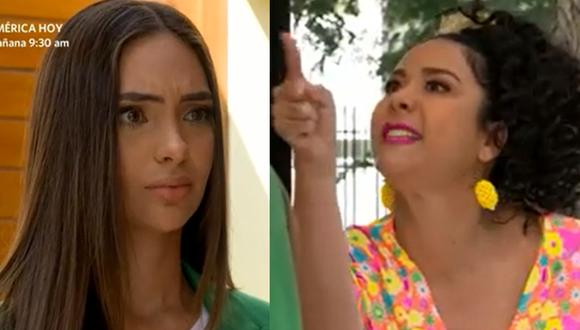 Natalie Vértiz  da vida a 'Estefanía' en la serie "Al fondo hay sitio". (Foto: Captura América TV).