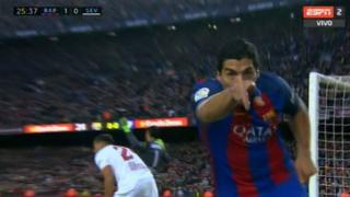 Luis Suárez: su golazo de chalaca ante el Sevilla [VIDEO]