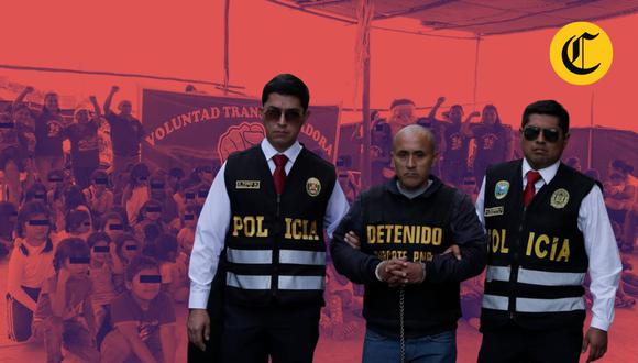 El Ministerio Público solicitó ayer 18 meses de prisión preventiva en contra de Juan Santos Romero (50), camarada ‘JJ’, y otras seis personas. (Composición: El Comercio)