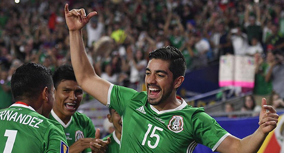 Rodolfo Pizarro marcó el único gol de la victoria mexicana sobre Honduras en los cuartos de final de la Copa Oro. (Foto: @miseleccionmx)