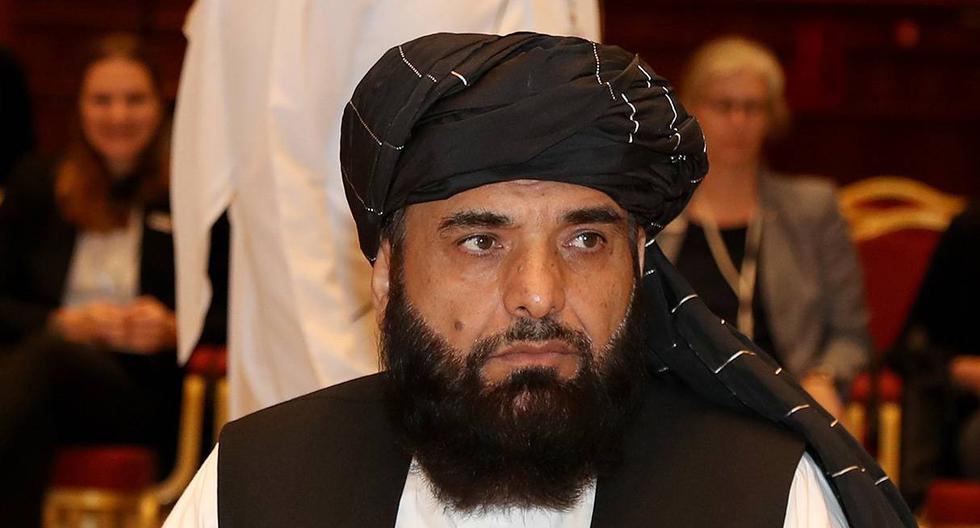Suhail Shaheen, vocero talibán en Doha, quien reveló de la existencia de un acuerdo con Estados Unidos. (Foto: AFP)